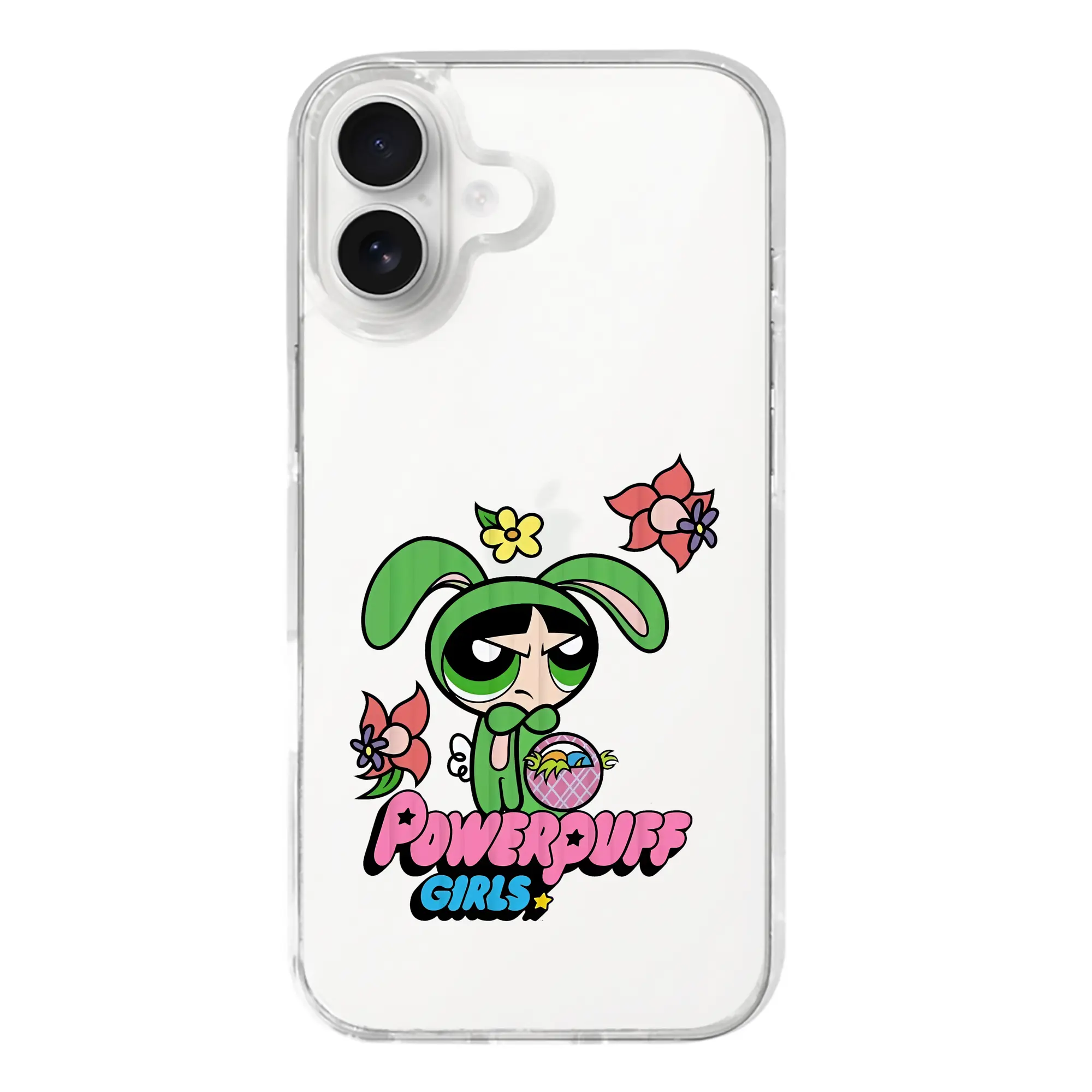 パワパフガールズ グッズ バターカップ - iPhone 17シリーズ 透明スマホケース – 薄型・耐衝撃・精密フィット保護カバー